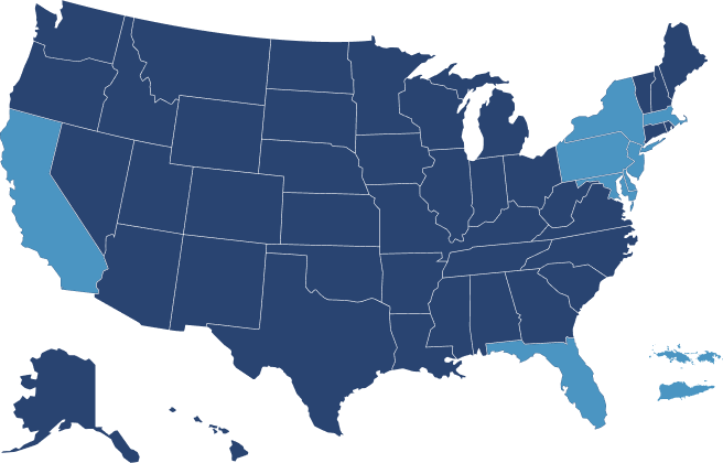 Locations map